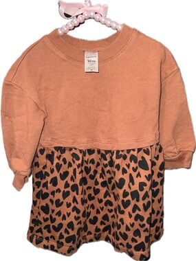 Carter's Rust Orange Crewneck Dress 18Months